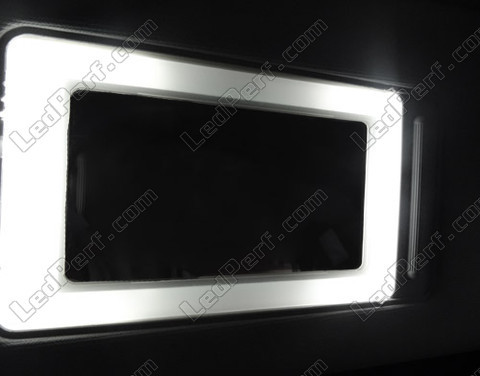 Vanity mirrors - sun visor LED for Volkswagen Touareg 7P