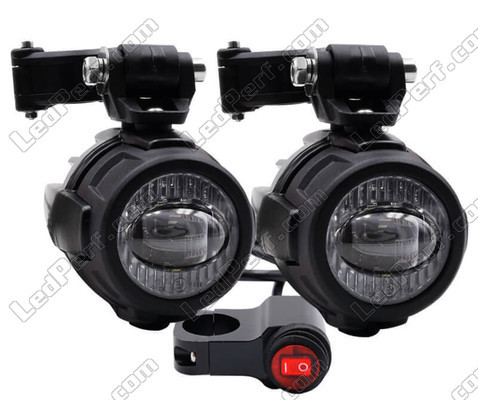 Dual function "Combo" fog and Long range light beam LED for Harley-Davidson Road Glide Custom 1584 - 1690