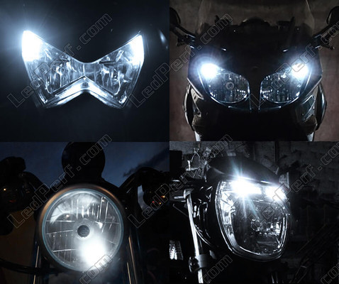 xenon white sidelight bulbs LED for Honda VFR 1200 X Crosstourer Tuning