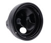 round satin black headlight for adaptation on a Full LED look on Kawasaki ER-5