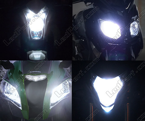 headlights LED for Kawasaki Ninja ZX-10R (2004 - 2005) Tuning