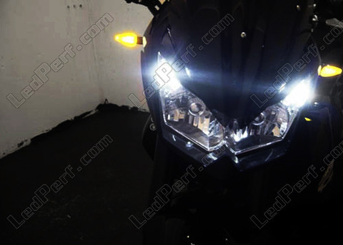 xenon white sidelight bulbs LED for Kawasaki Z750 Z1000