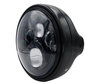 Example of headlight and black LED optic for Moto-Guzzi Breva 750