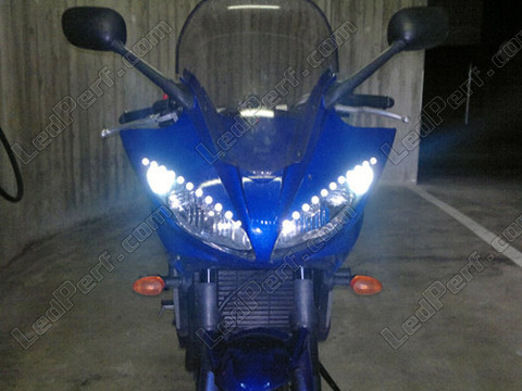 xenon white sidelight bulbs LED for Yamaha Fazer FZ6