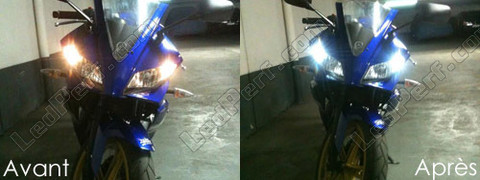 xenon white sidelight bulbs LED for Yamaha YZF R125