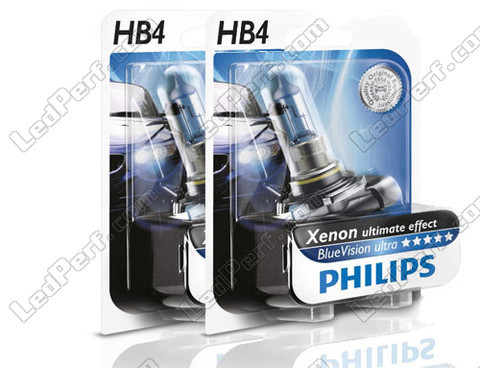 Philips HB4 (9006) BlueVision Ultra - Ultimate Xenon Effect bulbs