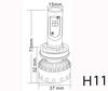 Mini High Power H11 Led Bulb