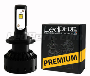 TECHMAX H7 LED Headlight Bulb,Small Design 60W 10000Lm 6500K Xenon White ZES Chips Extremely Bright Conversion Kit of 2 