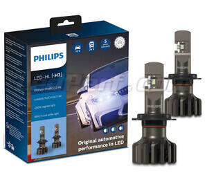 H7 LED Bulbs Kit PHILIPS Ultinon Pro9000 +250% 5800K - 11972U90CWX2