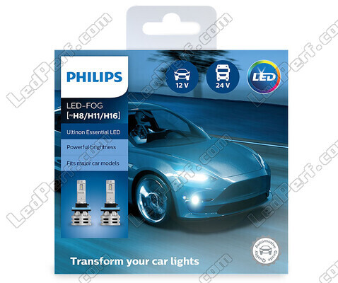 H8 LED bulbs Kit PHILIPS Ultinon Essential LED - 11366UE2X2