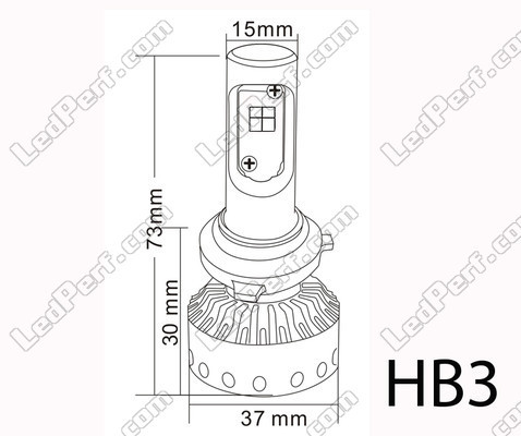 Mini High Power HB3 Led Bulb