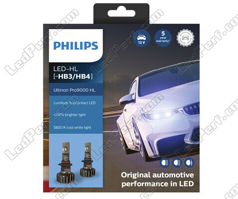 HB4 LED Bulbs Kit PHILIPS Ultinon Pro9000 +250% 5800K - 11005U90CWX2