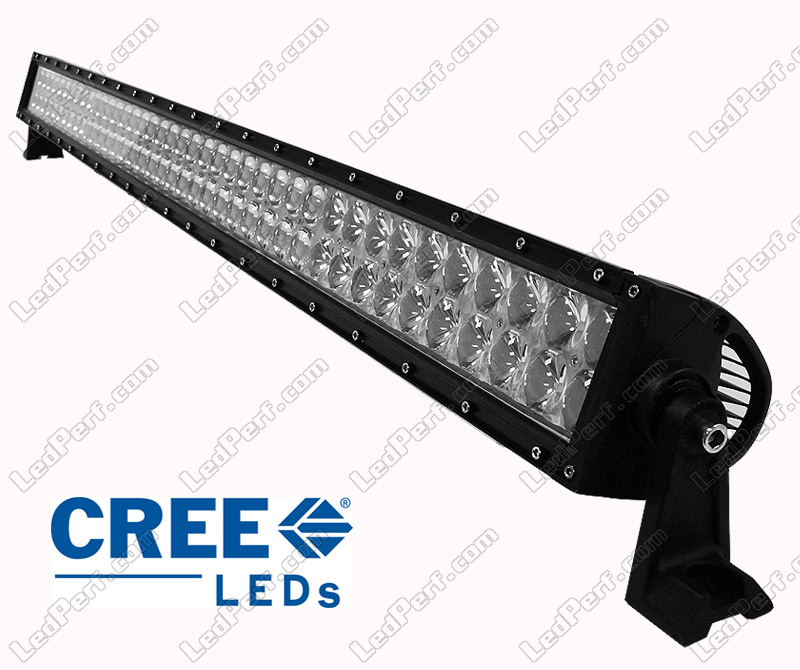 LED Light Bar 4D Double Row 240W CREE for 4WD, Truck and Tractor.