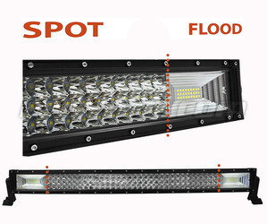 Curved LED Light Bar Combo 180W 14400 Lumens 767 mm Spotlight VS Floodlight