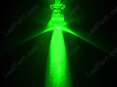 12 V wired LED Green