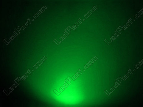 Green 5mm WIDE ANGLE LED + 12v resistor