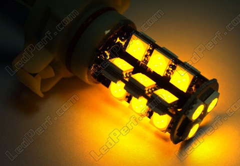 PSY24W bulb with 23 leds - Orange - High Power - for VW - Audi