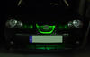Radiator grille - green LED strip - waterproof 30cm