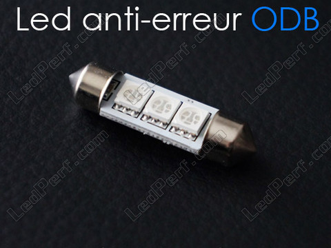 37mm LED bulb C5W with no OBC error - Anti-OBC error Green