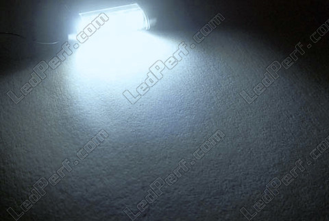 37mm LED bulb C10W with no OBC error - Anti-OBC error White