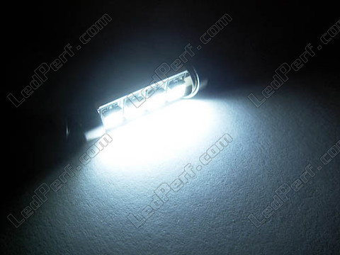white 42 mm Ceiling Light festoon LED, Trunk, glovebox, licence plate - C10W