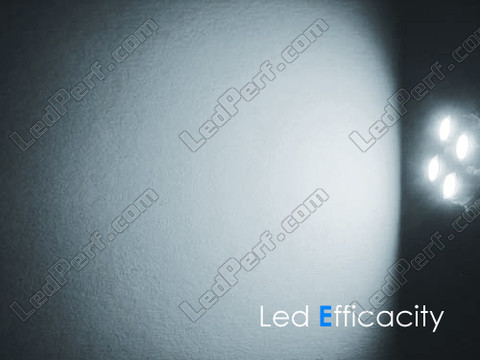 T10 Efficacity W5W LED with 4 white LEDs