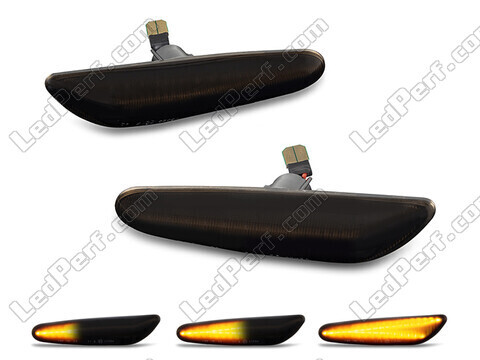 Dynamic LED Side Indicators for BMW Serie 3 (E36) - Smoked Black Version