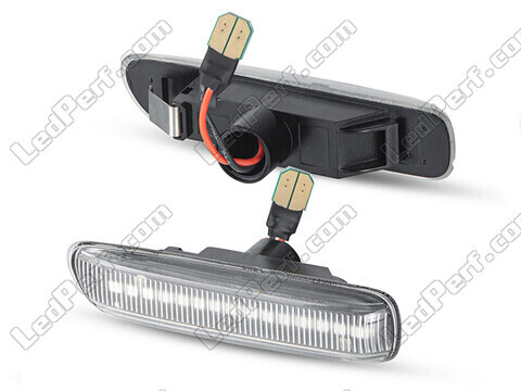 Side view of the sequential LED turn signals for BMW Serie 3 (E46) 1998 - 2001 - Transparent Version
