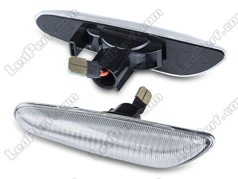 Side view of the sequential LED turn signals for BMW Serie 3 (E46) 2002 - 2005 - Transparent Version