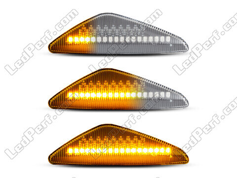 Lighting of the transparent sequential LED turn signals for BMW X3 (F25)