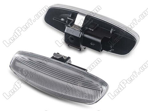 Side view of the sequential LED turn signals for Citroen C4 II - Transparent Version