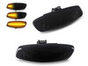 Dynamic LED Side Indicators for Citroen C4 Picasso - Smoked Black Version
