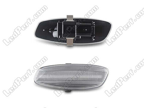 Connectors of the sequential LED turn signals for Citroen C4 Picasso - transparent version