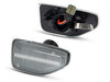 Side view of the sequential LED turn signals for Dacia Duster 2 - Transparent Version