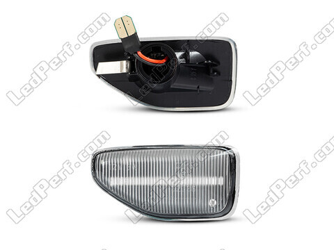 Connectors of the sequential LED turn signals for Dacia Duster 2 - transparent version