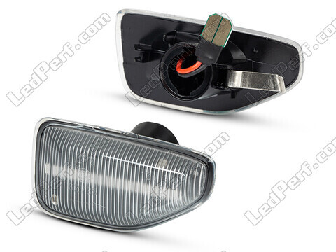 Side view of the sequential LED turn signals for Dacia Duster 2 - Transparent Version