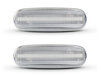 Front view of the sequential LED turn signals for Fiat Panda II - Transparent Color