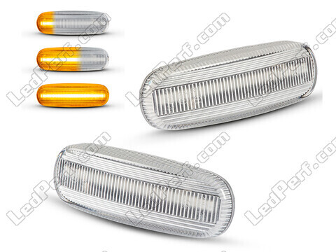 Sequential LED Turn Signals for Fiat Panda II - Clear Version