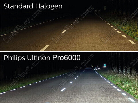 Philips LED Bulbs Approved for Fiat Scudo II versus original bulbs