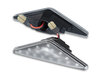 Side view of the sequential LED turn signals for Ford Focus MK1 - Transparent Version