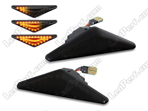 Dynamic LED Side Indicators for Ford Focus MK1 - Smoked Black Version