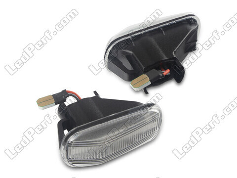 Side view of the sequential LED turn signals for Honda Jazz II - Transparent Version