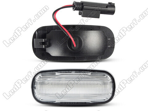 Connectors of the sequential LED turn signals for Land Rover Freelander - transparent version