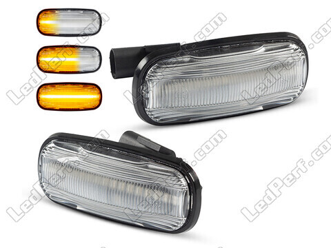 Sequential LED Turn Signals for Land Rover Freelander - Clear Version
