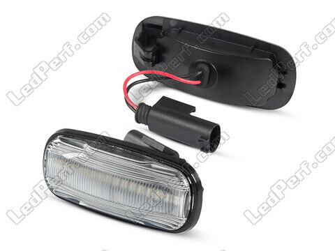 Side view of the sequential LED turn signals for Land Rover Freelander - Transparent Version