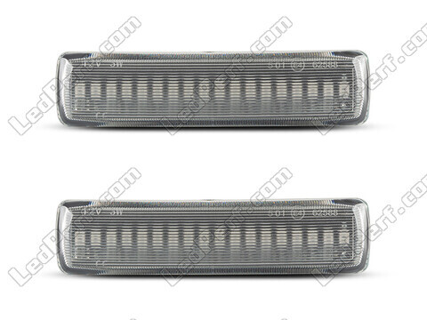 Front view of the sequential LED turn signals for Land Rover Range Rover Sport - Transparent Color