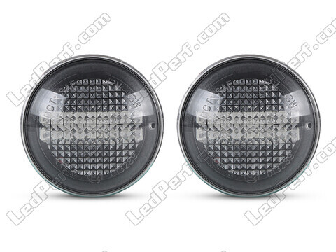 Front view of the sequential LED turn signals for Land Rover Range Rover - Transparent Color