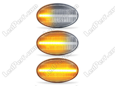 Lighting of the transparent sequential LED turn signals for Mercedes Citan