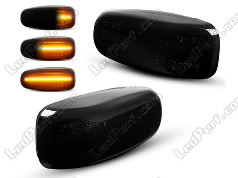 Dynamic LED Side Indicators for Mercedes CLK (W208) - Smoked Black Version