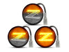 Lighting of the transparent sequential LED turn signals for Nissan 370Z